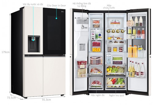 Sửa Tủ Lạnh LG Invecter Side By Side Tại Hà Nội Thợ Chính Hãng
