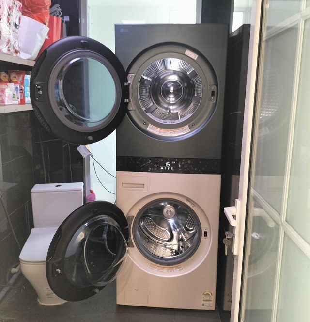 Sửa tháp giặt sấy LG tại nhà uy tín 